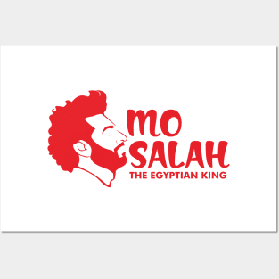 Mo Salah The Egyptian King Posters and Art